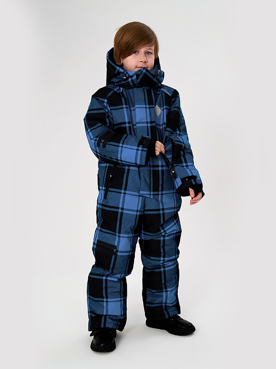 МД-822/1 Лыжный комбинезон для мальчика КЛЕТКА