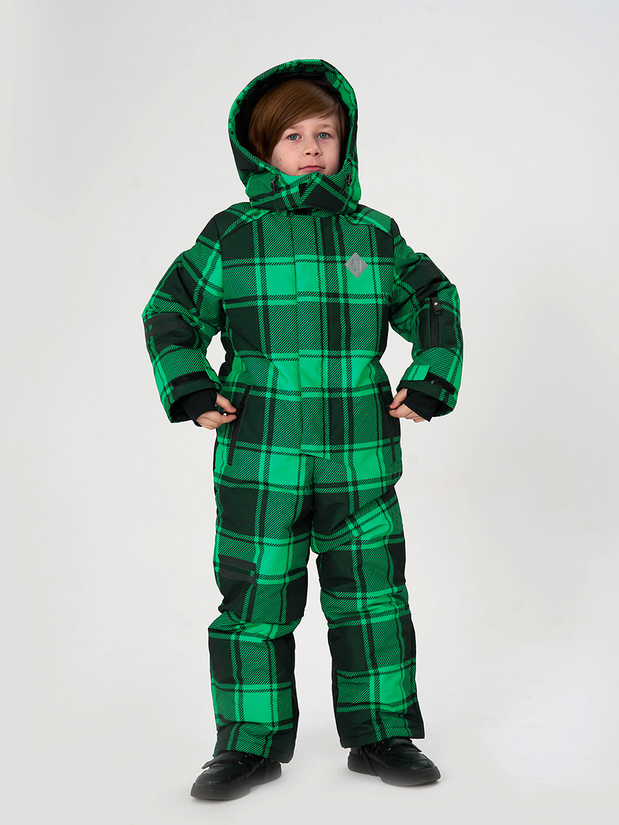 МД-822/2 Лыжный комбинезон для мальчика КЛЕТКА