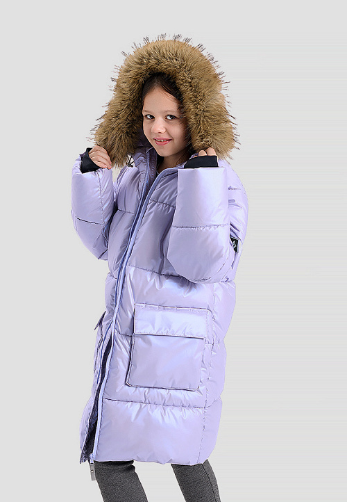 МД-7451/3 Пуховик для девочки 