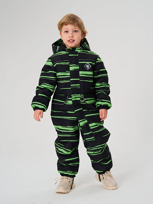 МД-7260/1 Комбинезон зимний для мальчика ПОЛОСА