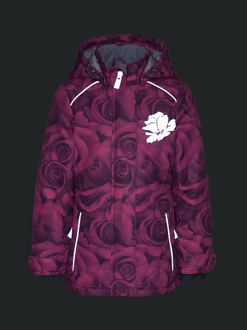 КД-686/6 Куртка для девочки РОЗЫ