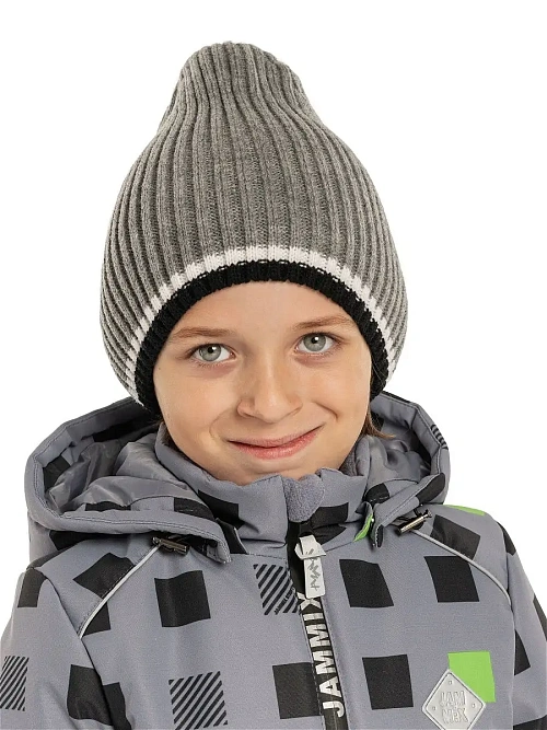 Ш-1021/2 Шапка для мальчика ПОЛОСА