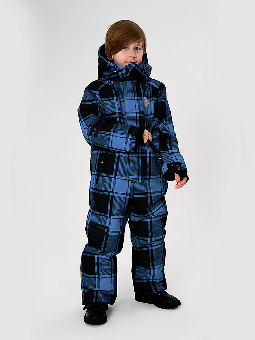 МД-822/1 Лыжный комбинезон для мальчика КЛЕТКА