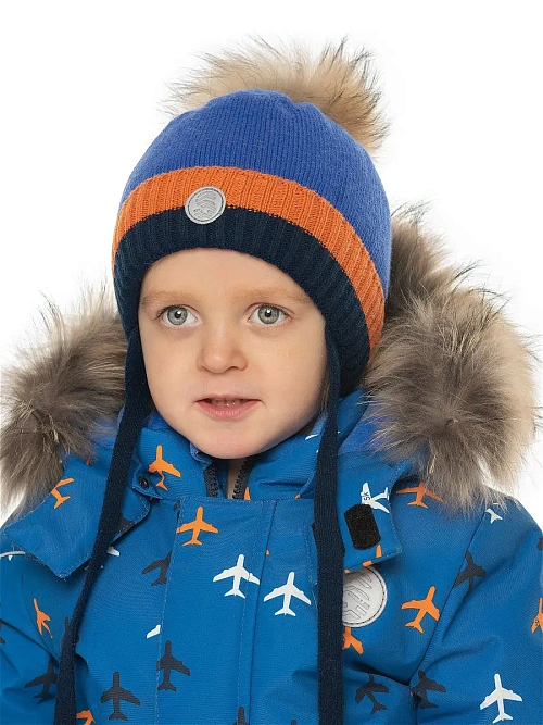 ШД-Sk19/1 Шапка зимняя для мальчика