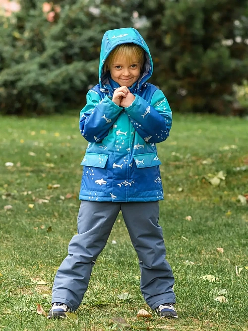 КД- 671/2 Куртка для мальчика АКУЛЫ СВ