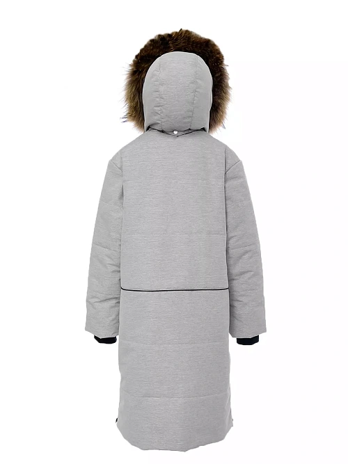 МД-743/2 Парка для девочки МЕЛАНЖ