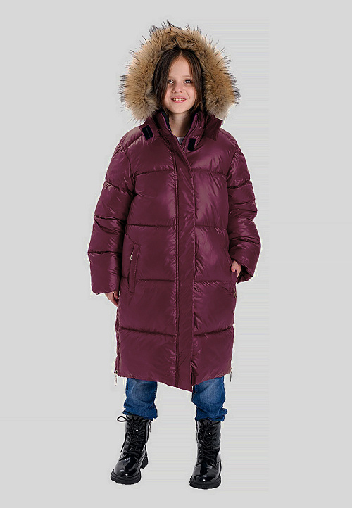 МД-7450/1 Пуховик для девочки 
