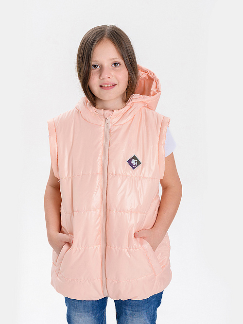 МД-809/1 Куртка/жилет 2в1 для девочки