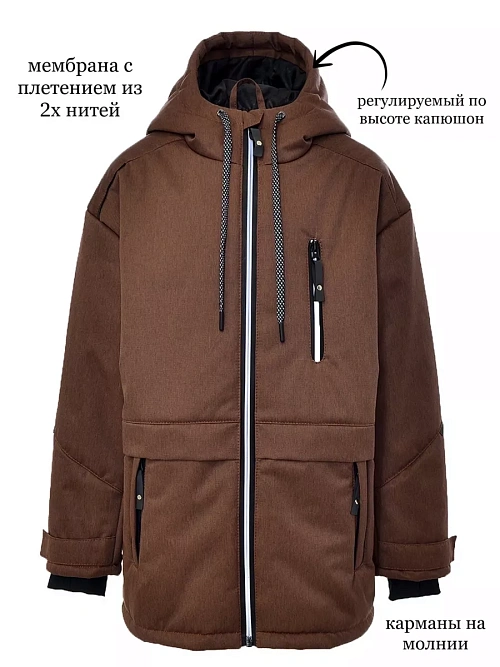 МД-782/3 Парка для мальчика МЕЛАНЖ