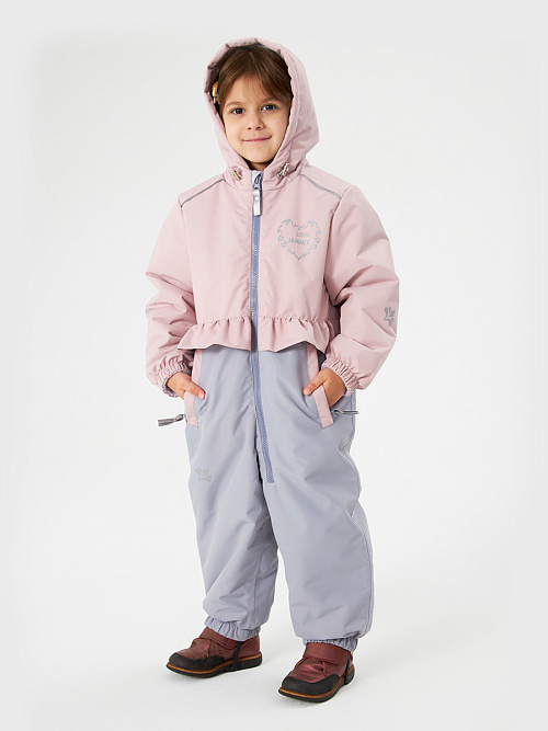 МД-825/3 Демисезонный комбинезон для девочки