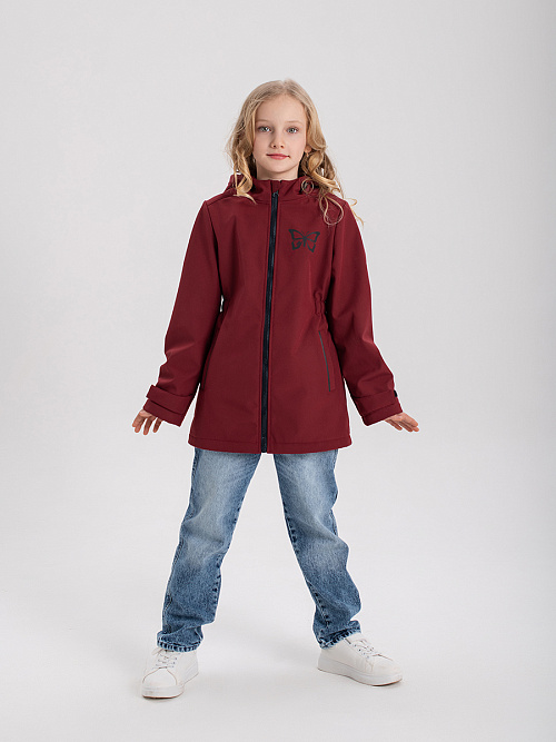 МД-300/1 Ветровка для девочки СОФТШЕЛЛ