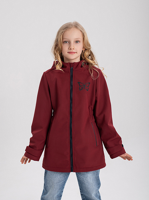 МД-300/1 Ветровка для девочки СОФТШЕЛЛ