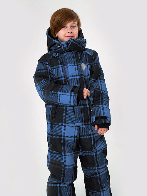 МД-822/1 Лыжный комбинезон для мальчика КЛЕТКА
