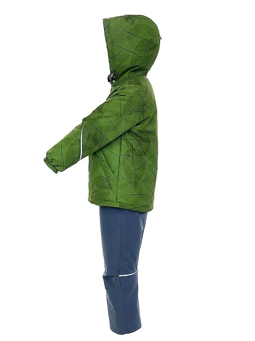 КД-717/4 Куртка для мальчика ЛИСТЬЯ