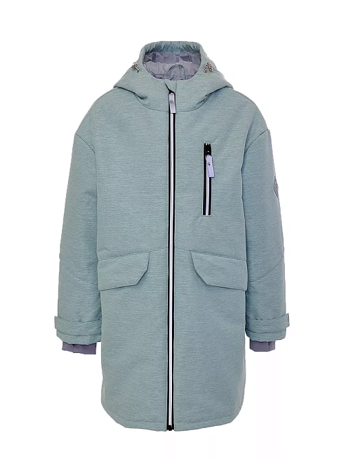 МД-785/1 Парка для девочки МЕЛАНЖ