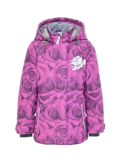 КД-686/6 Куртка для девочки РОЗЫ
