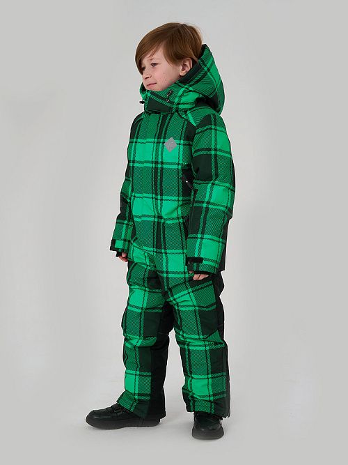 МД-822/2 Лыжный комбинезон для мальчика КЛЕТКА