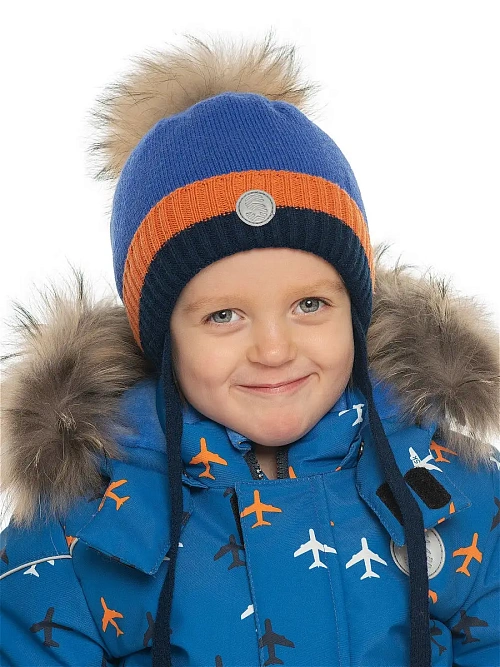ШД-Sk19/1 Шапка зимняя для мальчика