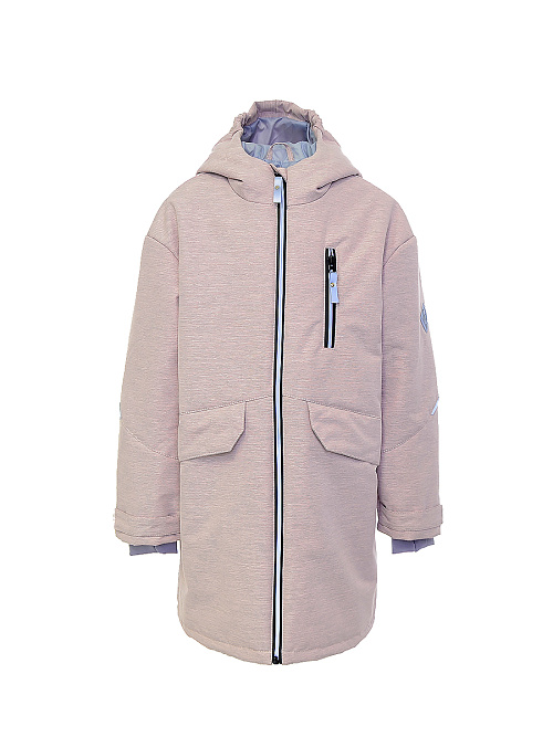 МД-785/3 Парка для девочки МЕЛАНЖ