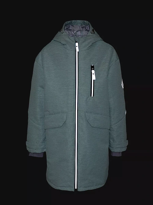 МД-785/1 Парка для девочки МЕЛАНЖ