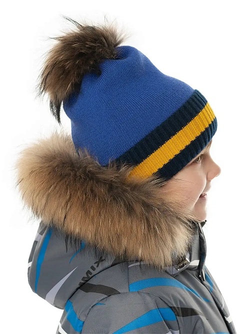 ШД-Sk22/4 шапка зимняя для мальчика