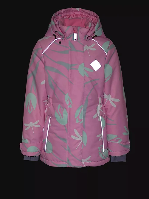 КД-769/2 Куртка для девочки ТЮЛЬПАНЫ