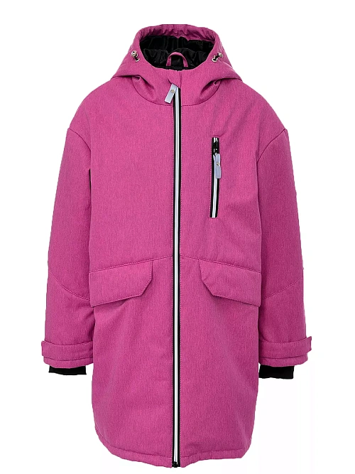 МД-785/4 Парка для девочки МЕЛАНЖ