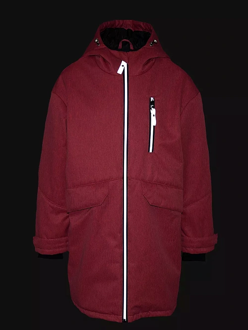 МД-785/5 Парка для девочки МЕЛАНЖ