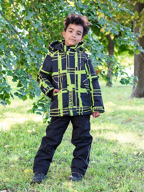 КД-768/1 Куртка для мальчика КЛЕТКА