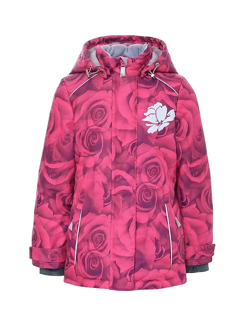 КД-686/4 Куртка для девочки РОЗЫ