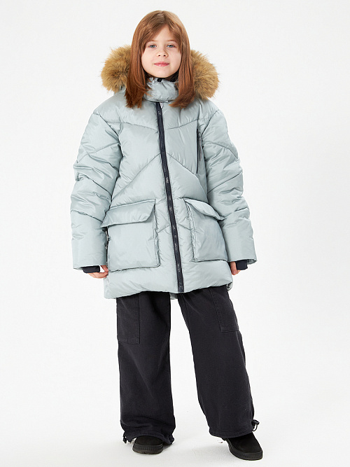 МД-7461/16 Пуховик для девочки