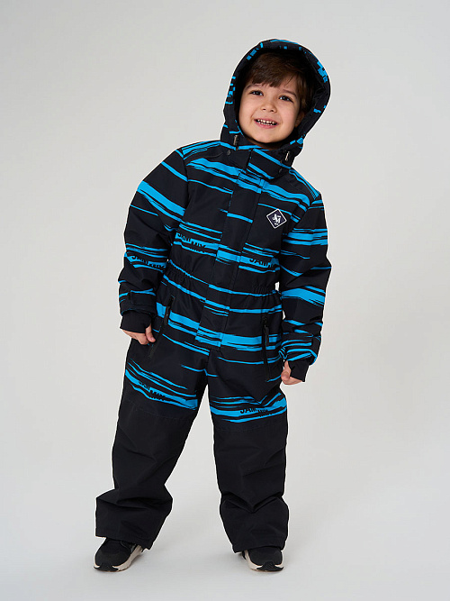 МД-818/2 Комбинезон зимний для мальчика ПОЛОСА