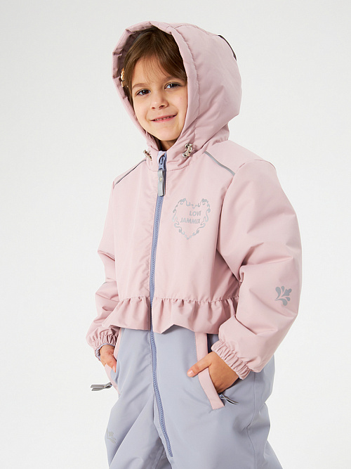 МД-825/3 Демисезонный комбинезон для девочки