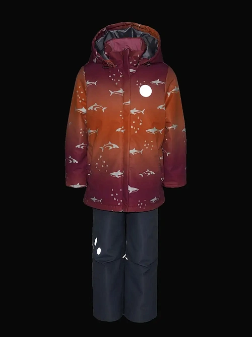 КД-668/3 Куртка для девочки АКУЛЫ СВ