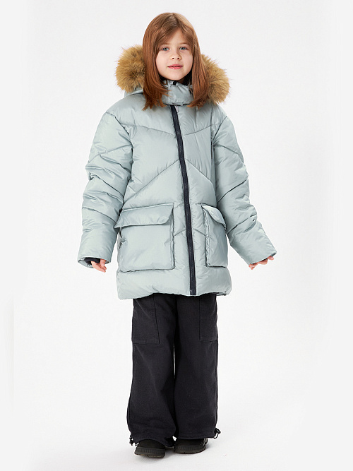 МД-7461/16 Пуховик для девочки