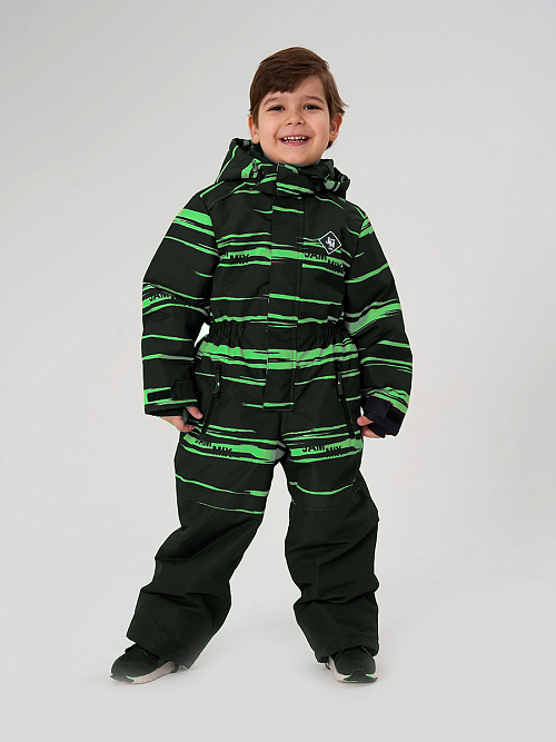МД-818/3 Комбинезон зимний для мальчика ПОЛОСА