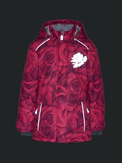 КД-686/4 Куртка для девочки РОЗЫ