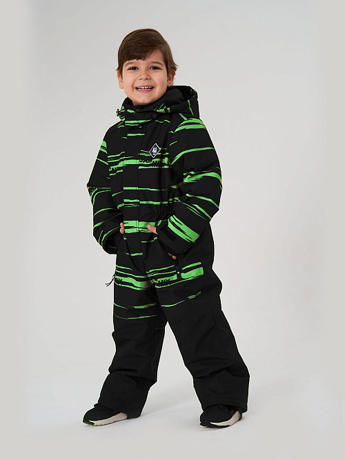 МД-818/3 Комбинезон зимний для мальчика ПОЛОСА