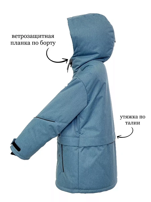 МД-782/2 Парка для мальчика МЕЛАНЖ