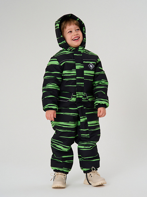 МД-7260/1 Комбинезон зимний для мальчика ПОЛОСА