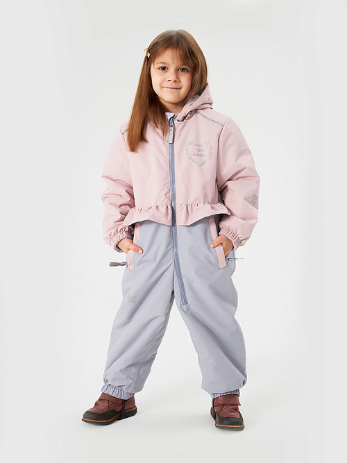 МД-825/3 Демисезонный комбинезон для девочки