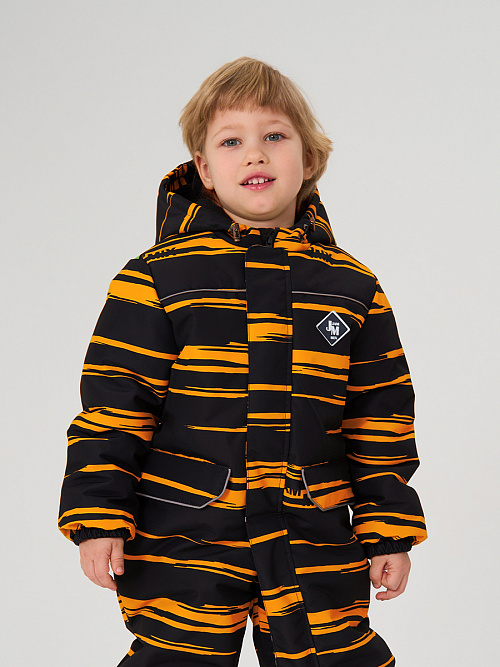 МД-7260/2 Комбинезон зимний для мальчика ПОЛОСА