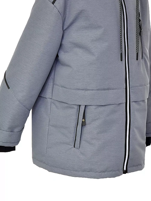 МД-782/6 Парка для мальчика МЕЛАНЖ