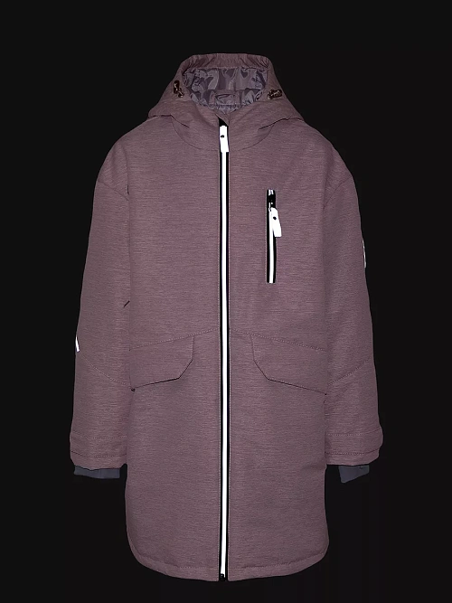 МД-785/3 Парка для девочки МЕЛАНЖ