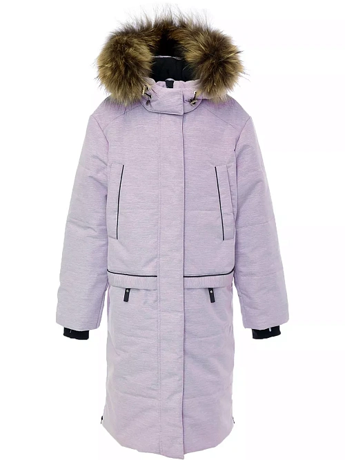 МД-743/1 Парка для девочки МЕЛАНЖ