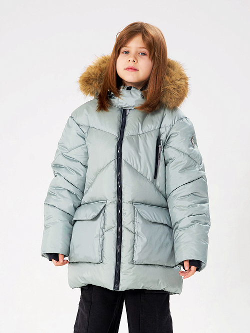 МД-7461/16 Пуховик для девочки