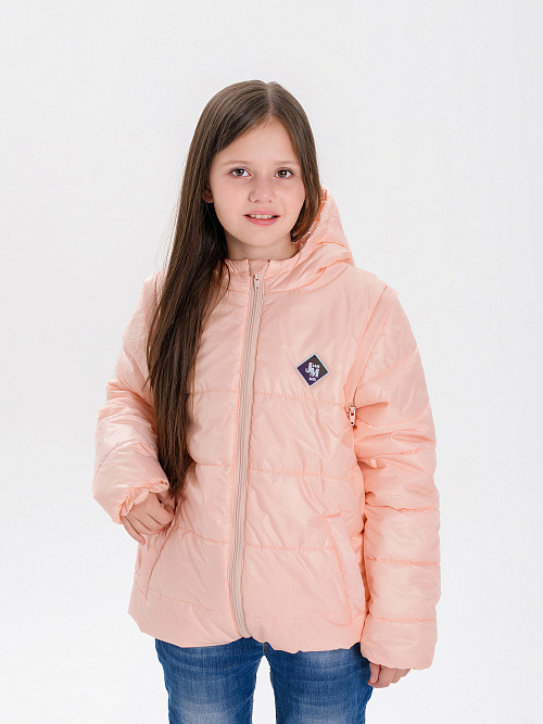 МД-809/1 Куртка/жилет 2в1 для девочки