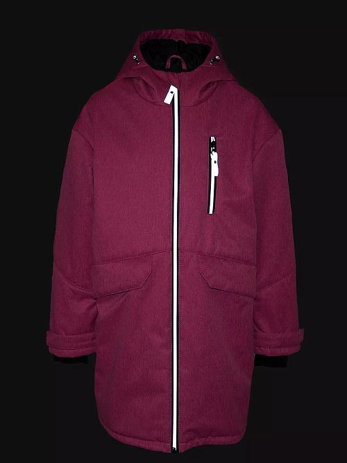 МД-785/4 Парка для девочки МЕЛАНЖ