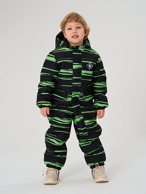 МД-7260/1 Комбинезон зимний для мальчика ПОЛОСА