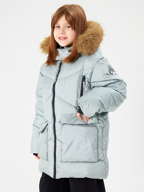 МД-7461/16 Пуховик для девочки